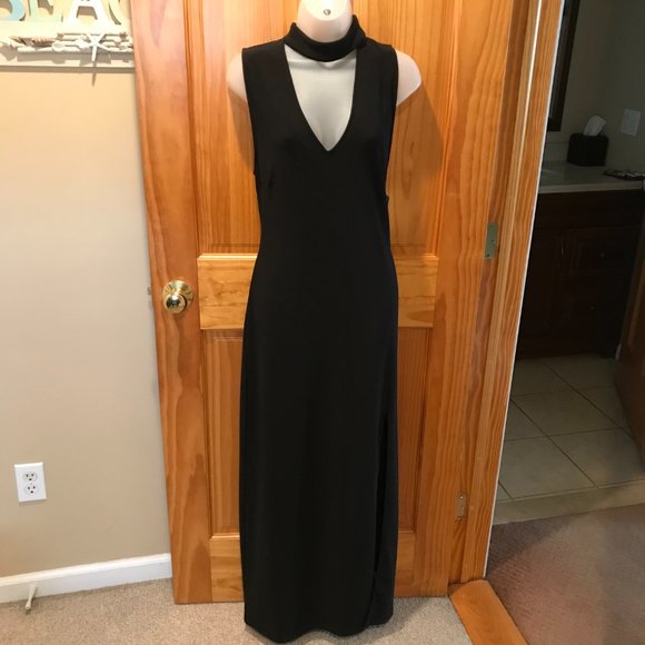 Boston Proper Dresses & Skirts - Boston Proper Maxi Dress with Choker Collar